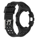 For Samsung Galaxy Watch5 40mm Silicone Integrated Watch Band(Black)