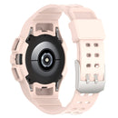 For Samsung Galaxy Watch5 40mm Silicone Integrated Watch Band(Light Pink)