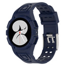 For Samsung Galaxy Watch5 40mm Silicone Integrated Watch Band(Dark Blue)