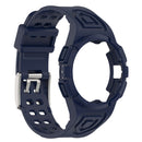 For Samsung Galaxy Watch5 40mm Silicone Integrated Watch Band(Dark Blue)