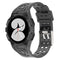 For Samsung Galaxy Watch5 40mm Silicone Integrated Watch Band(Transparent Black)