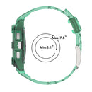 For Samsung Galaxy Watch5 40mm Silicone Integrated Watch Band(Transparent Blue)