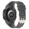 For Samsung Galaxy Watch5 Pro 45mm Silicone Integrated Watch Band(Transparent Black)