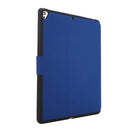 For iPad 10.2 2021 & 2020 & 2019 / Air 2019 / Pro 10.5 Electric Pressed Texture Horizontal Flip Leather Case with Holder & Pen Slot(Navy Blue)