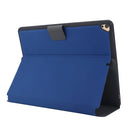 For iPad 10.2 2021 & 2020 & 2019 / Air 2019 / Pro 10.5 Electric Pressed Texture Horizontal Flip Leather Case with Holder & Pen Slot(Navy Blue)