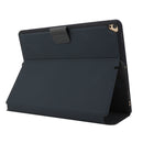 For iPad 10.2 2021 & 2020 & 2019 / Air 2019 / Pro 10.5 Electric Pressed Texture Horizontal Flip Leather Case with Holder & Pen Slot(Dark Gray)