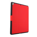 For iPad 9.7 (2018) / (2017) Electric Pressed Texture Horizontal Flip Leather Case with Holder & Pen Slot(Red)