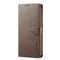 For iPhone 14 Pro Max LC.IMEEKE Calf Texture Horizontal Flip Leather Case (Brown)