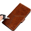 For vivo iQOO 10 Geometric Stitching Leather Phone Case(Light Brown)
