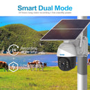 ESCAM QF624 3MP HD IP66 Waterproof WiFi Solar Panel PT IP Camera without Battery