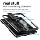 For Samsung Galaxy Z Fold4 Lanyard Slide Camshield Card Phone Case(White)