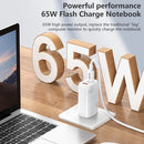 REMAX RP-U55 Territory Series 65W USB+Dual USB-C / Type-C Interface Fast Charger, Specification:UK Plug(White)