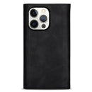 For iPhone 14 Skin Feel Zipper Horizontal Flip Leather Case Pro Max(Black)