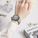 For Samsung Galaxy Watch5 Pro 45mm/5 44mm/5 40mm Genuine Leather Watch Band(Pink)
