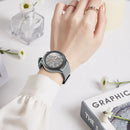 For Samsung Galaxy Watch5 Pro 45mm/5 44mm/5 40mm Genuine Leather Watch Band(Grey)