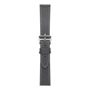 For Samsung Galaxy Watch5 Pro 45mm/5 44mm/5 40mm Plain Weave Leather Watch Band(Grey)
