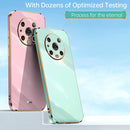 For Honor Magic4 Pro XINLI Straight Edge 6D Electroplate TPU Phone Case(Pink)