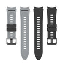 For Samsung Galaxy Watch5 Pro 45mm/5 44mm/5 40mm Two-color Silicone Strap Watch Band(Black Grey)