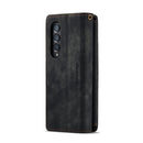 For Samsung Galaxy Z Fold4 5G CaseMe C30 Multifunctional Phone Leather Phone Case(Black)