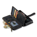 For Samsung Galaxy Z Fold4 5G CaseMe C30 Multifunctional Phone Leather Phone Case(Black)