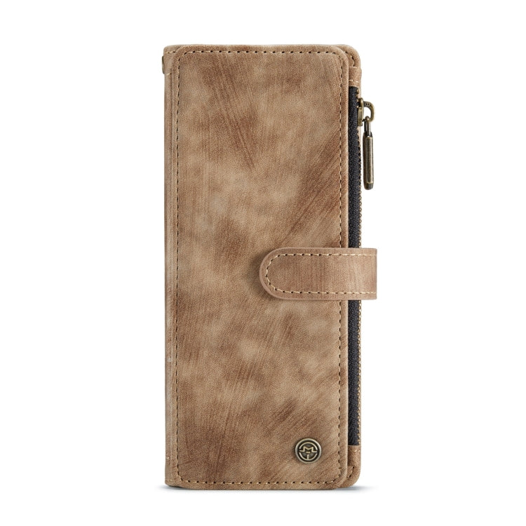 For Samsung Galaxy Z Fold4 5G CaseMe C30 Multifunctional Phone Leather Phone Case(Brown)
