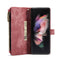 For Samsung Galaxy Z Fold4 5G CaseMe C30 Multifunctional Phone Leather Phone Case(Red)