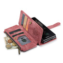 For Samsung Galaxy Z Fold4 5G CaseMe C30 Multifunctional Phone Leather Phone Case(Red)