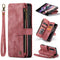 For Samsung Galaxy Z Fold4 5G CaseMe C30 Multifunctional Phone Leather Phone Case(Red)