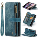 For Samsung Galaxy Z Fold4 5G CaseMe C30 Multifunctional Phone Leather Phone Case(Blue)
