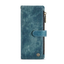 For Samsung Galaxy Z Fold4 5G CaseMe C30 Multifunctional Phone Leather Phone Case(Blue)