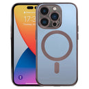 MagSafe Electroplating Straight TPU Phone Case For iPhone 14 Pro Max(Black)