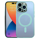 MagSafe Electroplating Straight TPU Phone Case For iPhone 14 Pro Max(Green)