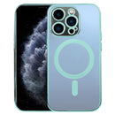 MagSafe Electroplating Straight TPU Phone Case For iPhone 11 Pro(Green)