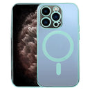 MagSafe Electroplating Straight TPU Phone Case For iPhone 11 Pro Max(Green)
