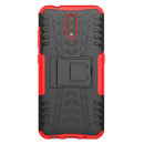 For Nokia 2.3 Tire Texture Shockproof TPU+PC Protective Case with Holder(Red)