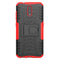 For Nokia 2.3 Tire Texture Shockproof TPU+PC Protective Case with Holder(Red)