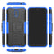 For Nokia 2.3 Tire Texture Shockproof TPU+PC Protective Case with Holder(Blue)
