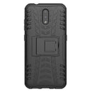 For Nokia 2.3 Tire Texture Shockproof TPU+PC Protective Case with Holder(Black)