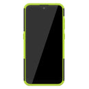 For Nokia 2.3 Tire Texture Shockproof TPU+PC Protective Case with Holder(Green)