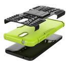 For Nokia 2.3 Tire Texture Shockproof TPU+PC Protective Case with Holder(Green)
