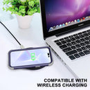 3 in 1 Shockproof Phone Case For iPhone 14 Pro(Navy Blue)