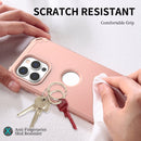 3 in 1 Shockproof Phone Case For iPhone 14 Pro(Rose Gold)