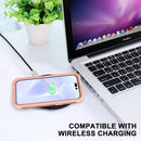 3 in 1 Shockproof Phone Case For iPhone 14 Pro(Rose Gold)