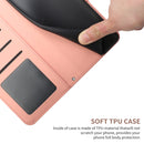 For Motorola Moto G32 HT03 Skin Feel Butterfly Embossed Flip Leather Phone Case(Pink)