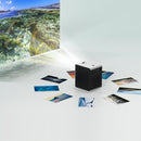 D110 180 ANSI Lumens Mini LED+LCD Smartphone Wireless Screen Mirroring Projector, Plug Type:US Plug(White)