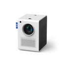 D110 180 ANSI Lumens Mini LED+LCD Smartphone Wireless Screen Mirroring Projector, Plug Type:EU Plug(White)