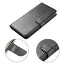For Huawei P50 Calf Texture Buckle Flip Leather Phone Case(Black)