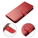 For Huawei P50 Calf Texture Buckle Flip Leather Phone Case(Red)