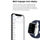 W17 Pro Max 1.9 inch Bluetooth Call Message Reminder Silicone Smart Watch(White)