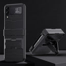 For Samsung Galaxy Z Flip4 Carapace All-round Shockproof Phone Case with Hinges(Black)